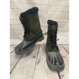 Sorel “Caribou" Men’s Snow Boots Sz 8 Lined, Waterproof Lace Up Cold Winter Shoe